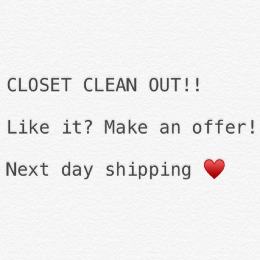 CLOSET CLEAN OUT!